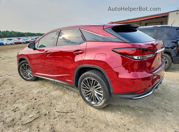 2T2JGMDA8NC079419 2022 LEXUS RX Red Tył lewy