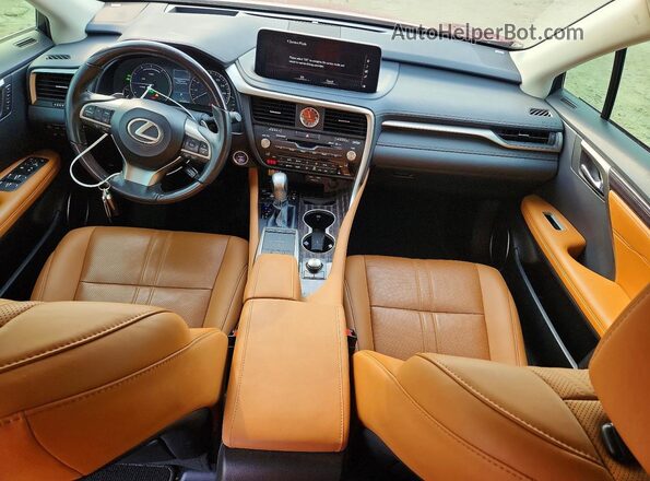 2T2JGMDA8NC079419 2022 LEXUS RX Red Widok deski rozdzielczej