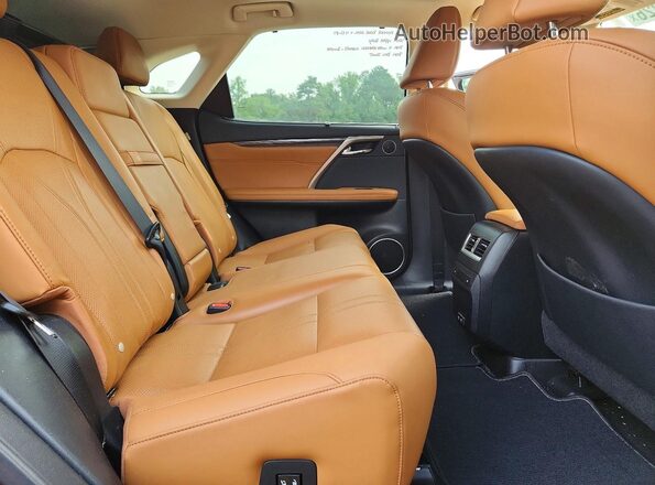 2T2JGMDA8NC079419 2022 LEXUS RX Red Widok wnętrza z tyłu