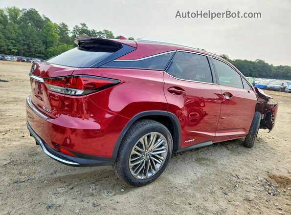 2T2JGMDA8NC079419 2022 LEXUS RX Red Tył prawy