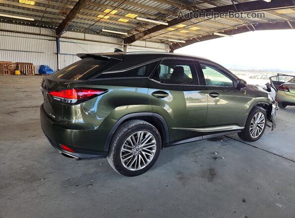 2T2JZMDA4MC282848 2021 LEXUS RX Green Tył prawy