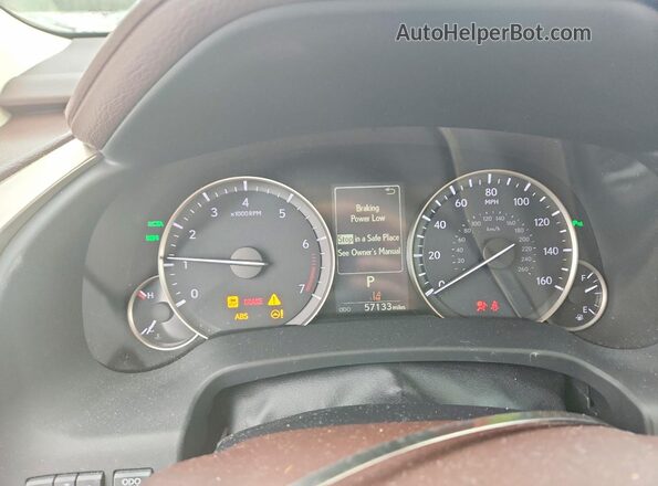 2T2ZZMCA1GC017023 2016 LEXUS RX Gray Widok zestawu wskaźników