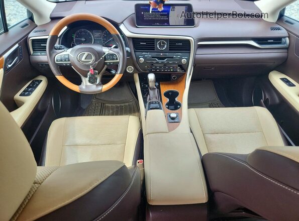 2T2ZZMCA1GC017023 2016 LEXUS RX Gray Widok deski rozdzielczej