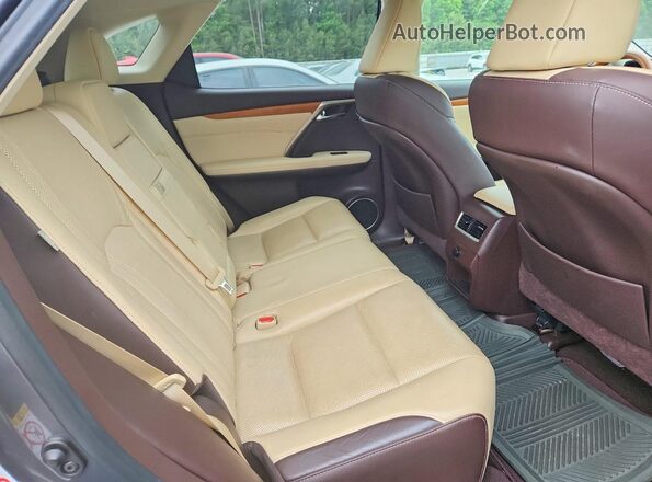 2T2ZZMCA1GC017023 2016 LEXUS RX Gray Widok wnętrza z tyłu