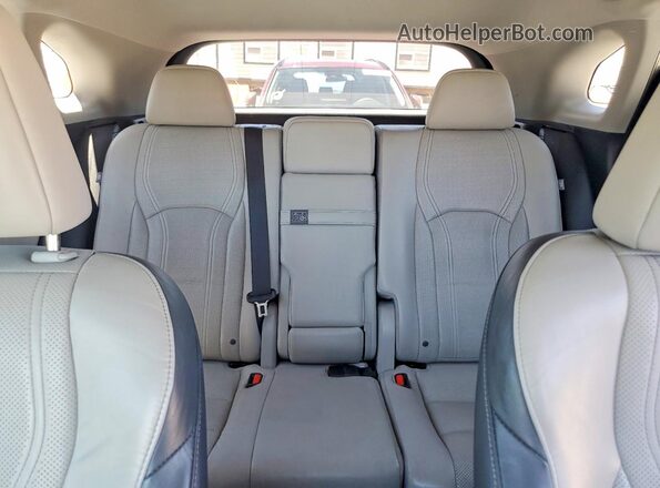 2T2ZZMCA3HC077452 2017 LEXUS RX Silver უკანა სავარძლების ხედი