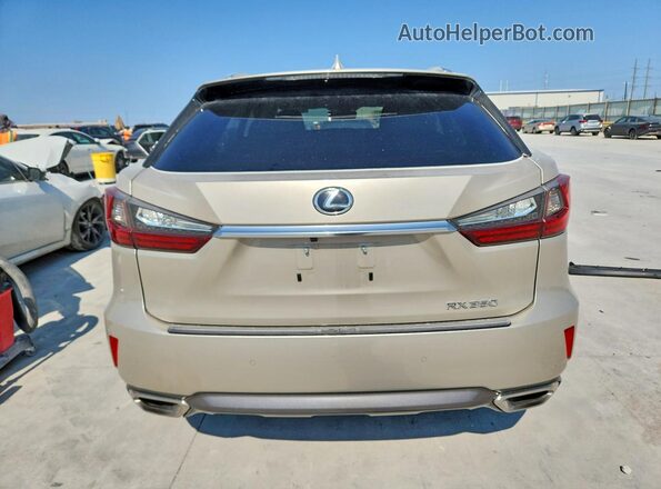 2T2ZZMCA6GC033783 2016 LEXUS RX Beige Հետևի տեսք