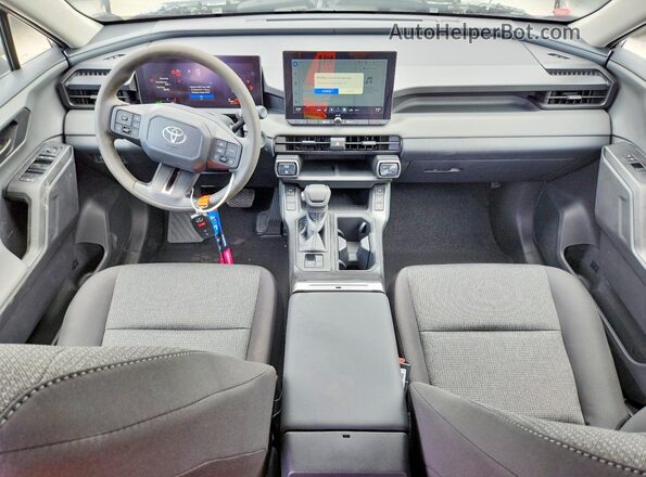 2T36CRAV0TC027507 2026 TOYOTA RAV4 Gray Вид панелі приладів
