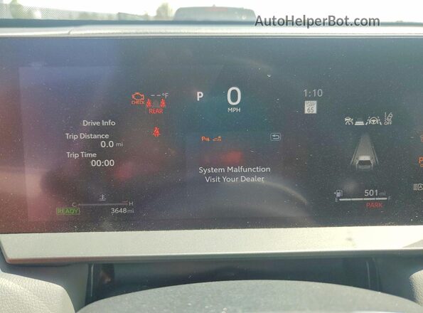 2T36CRAV2TW061656 2026 TOYOTA RAV4 White Instrument cluster view