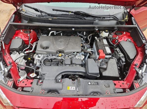 2T3A1RFV0SW570345 2025 TOYOTA RAV4 Red Вид підкапотного простору