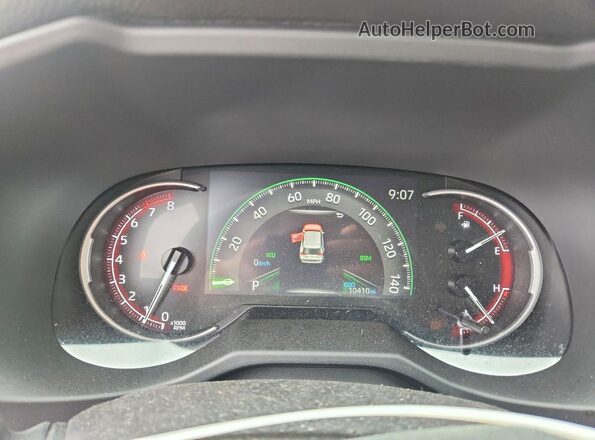 2T3A1RFV0SW570345 2025 TOYOTA RAV4 Red Вид щитка приладів