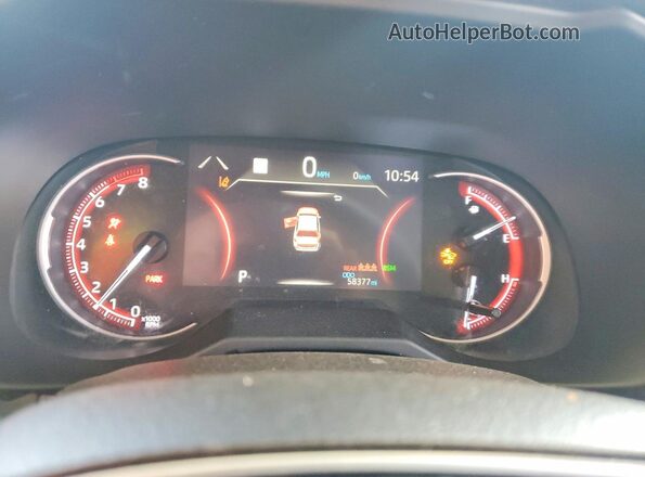 2T3A1RFV1PW367925 2023 TOYOTA RAV4 Burgundy Սարքավորումների վահանակի տեսք