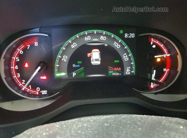 2T3A1RFV2SW607024 2025 TOYOTA RAV4 Белый Вид щитка приборов