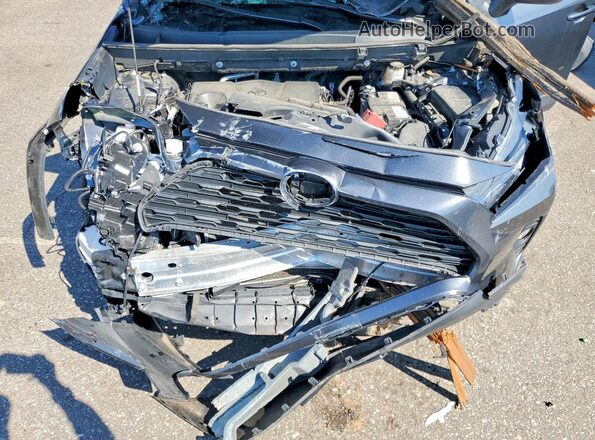 2T3A1RFV3MC147599 2021 TOYOTA RAV4 Gray Вид задньої частини салону