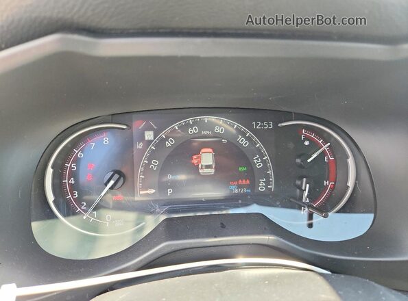 2T3A1RFV8SW551784 2025 TOYOTA RAV4 Black ხელსაწყოთა პანელის ხედი