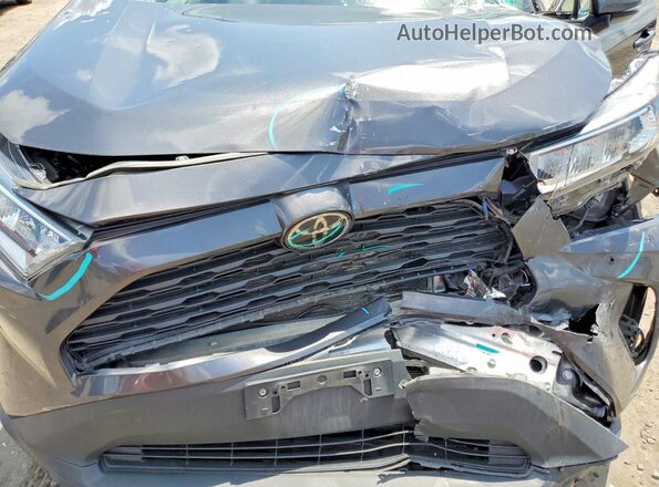 2T3A1RFV9KW073391 2019 TOYOTA RAV4 Gray Շարժիչի բաժամունքի տեսք