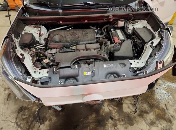 2T3A1RFVXKW014916 2019 TOYOTA RAV4 White Engine compartment view