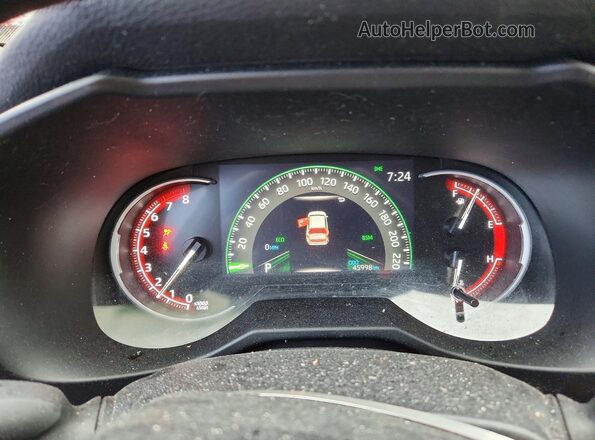 2T3B1RFV1RC399279 2024 TOYOTA RAV4 Gray Սարքավորումների վահանակի տեսք