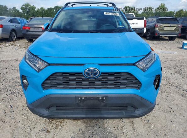 2T3B6RFV2MW029516 2021 TOYOTA RAV4 Blue Widok z przodu