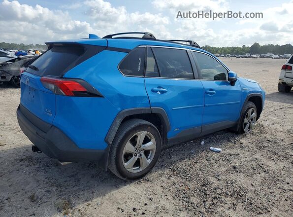2T3B6RFV2MW029516 2021 TOYOTA RAV4 Blue Tył prawy