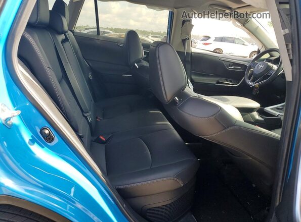 2T3B6RFV2MW029516 2021 TOYOTA RAV4 Blue Widok wnętrza z tyłu