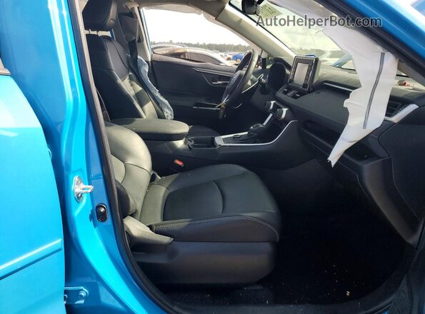 2T3B6RFV2MW029516 2021 TOYOTA RAV4 Blue Widok wnętrza z przodu