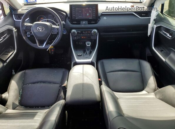 2T3B6RFV2MW029516 2021 TOYOTA RAV4 Blue Widok deski rozdzielczej