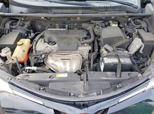2T3BFREV3GW510932 2016 TOYOTA RAV4 Black Vista del compartimento del motor