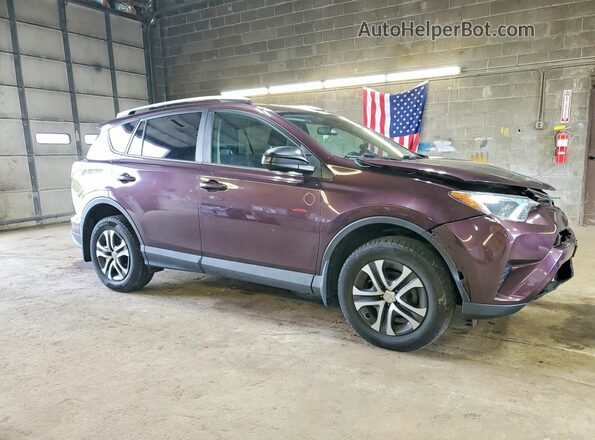 2T3BFREV3GW538777 2016 TOYOTA RAV4 Purple Передня права чверть
