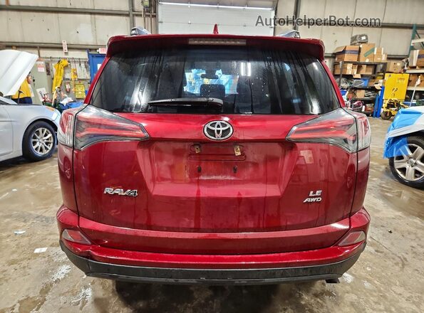 2T3BFREV3JW853229 2018 TOYOTA RAV4 Red Vista trasera