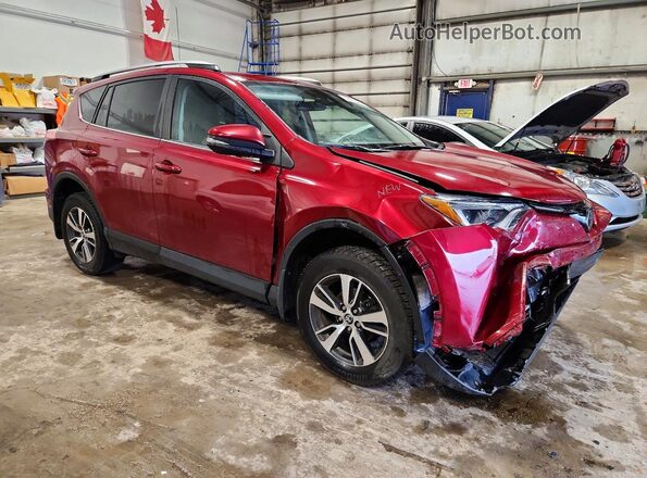 2T3BFREV3JW853229 2018 TOYOTA RAV4 Red Delantero derecho