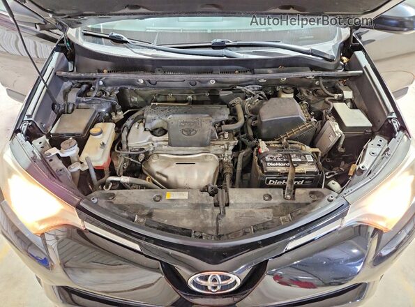 2T3BFREV4GW535144 2016 TOYOTA RAV4 Черный Вид подкапотного пространства