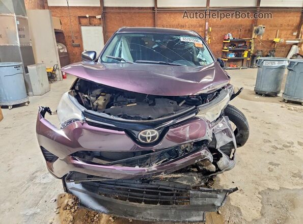 2T3BFREV7JW718450 2018 TOYOTA RAV4 Purple Front view