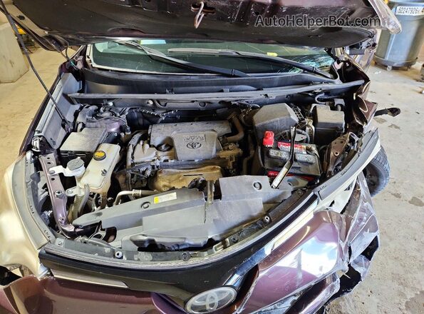 2T3BFREV7JW718450 2018 TOYOTA RAV4 Purple Engine compartment view