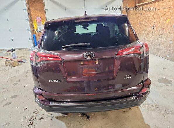 2T3BFREV7JW718450 2018 TOYOTA RAV4 Purple Rear view