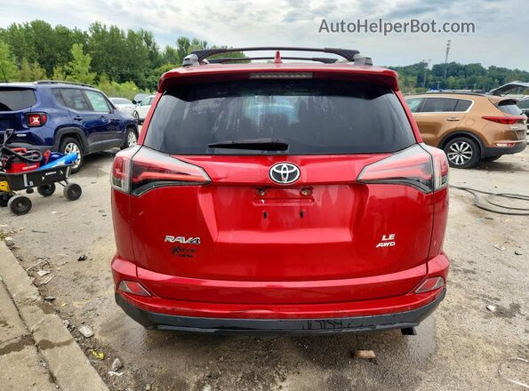 2T3BFREV8GW537513 2016 TOYOTA RAV4 Brown Вид ззаду