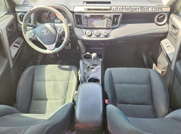 2T3BFREVXGW433282 2016 TOYOTA RAV4 Серебряный Вид панели приборов