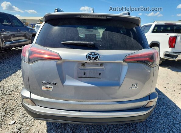 2T3BFREVXGW433282 2016 TOYOTA RAV4 Серебряный Вид сзади