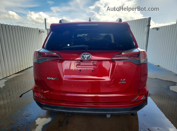 2T3BFREVXHW566710 2017 TOYOTA RAV4 Red Հետևի տեսք