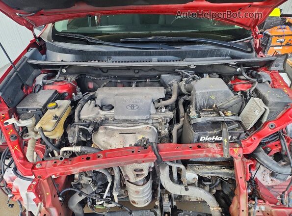 2T3BFREVXHW566710 2017 TOYOTA RAV4 Red Շարժիչի բաժամունքի տեսք