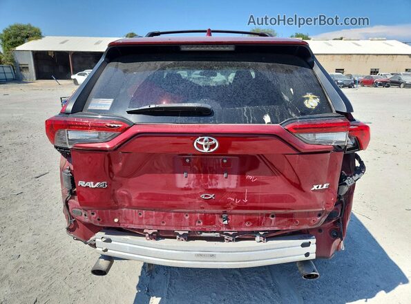 2T3C1RFV2MW121812 2021 TOYOTA RAV4 Burgundy Vista trasera