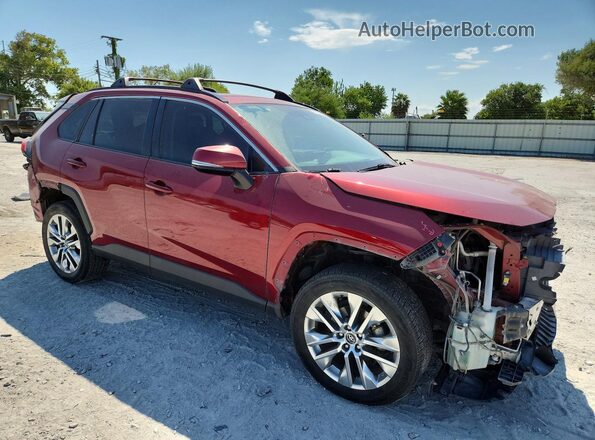 2T3C1RFV2MW121812 2021 TOYOTA RAV4 Burgundy Delantero derecho