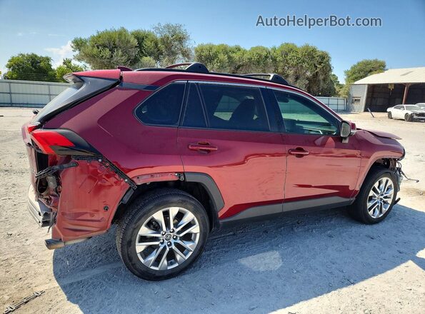 2T3C1RFV2MW121812 2021 TOYOTA RAV4 Burgundy Trasero derecho