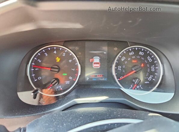 2T3C1RFV2MW121812 2021 TOYOTA RAV4 Burgundy Vista del cuadro de instrumentos