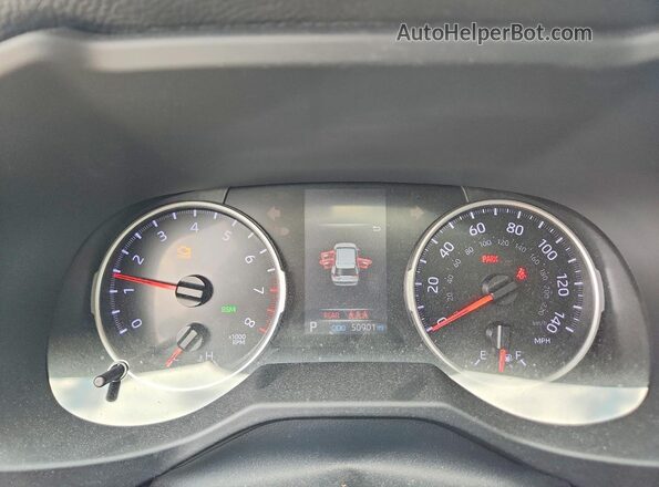2T3C1RFV3MC165500 2021 TOYOTA RAV4 Black ხელსაწყოთა პანელის ხედი