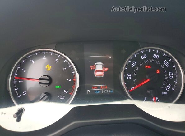 2T3C1RFV4LC082589 2020 TOYOTA RAV4 Gray ხელსაწყოთა პანელის ხედი