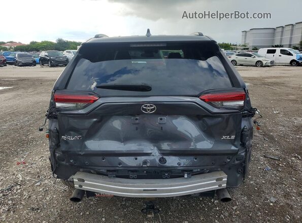 2T3C1RFV4LC082589 2020 TOYOTA RAV4 Gray უკანა ხედი