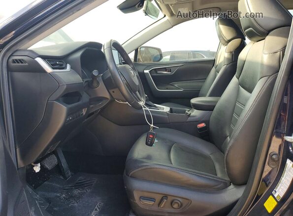 2T3C1RFV6MW183701 2021 TOYOTA RAV4 Blue Front interior view