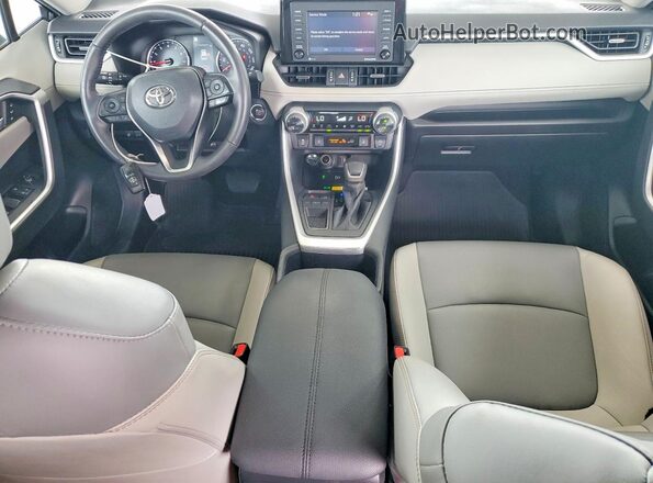 2T3C1RFV6NC182549 2022 TOYOTA RAV4 Серый Вид панели приборов