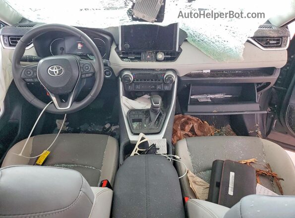 2T3C1RFV8RW315591 2024 TOYOTA RAV4 Gray Вид панелі приладів