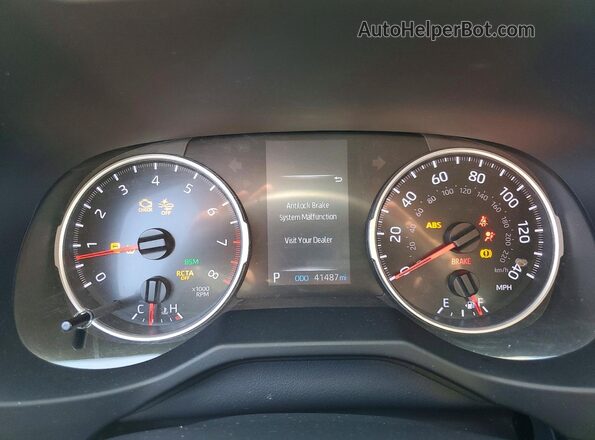 2T3C1RFV9MC168742 2021 TOYOTA RAV4 Черный Вид щитка приборов